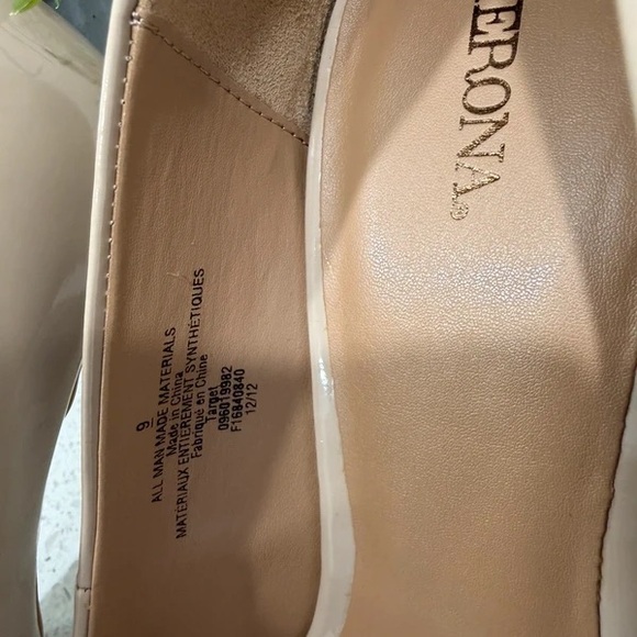 Merona Nude Patent Peep-Toe Heels - Picture 3 of 3